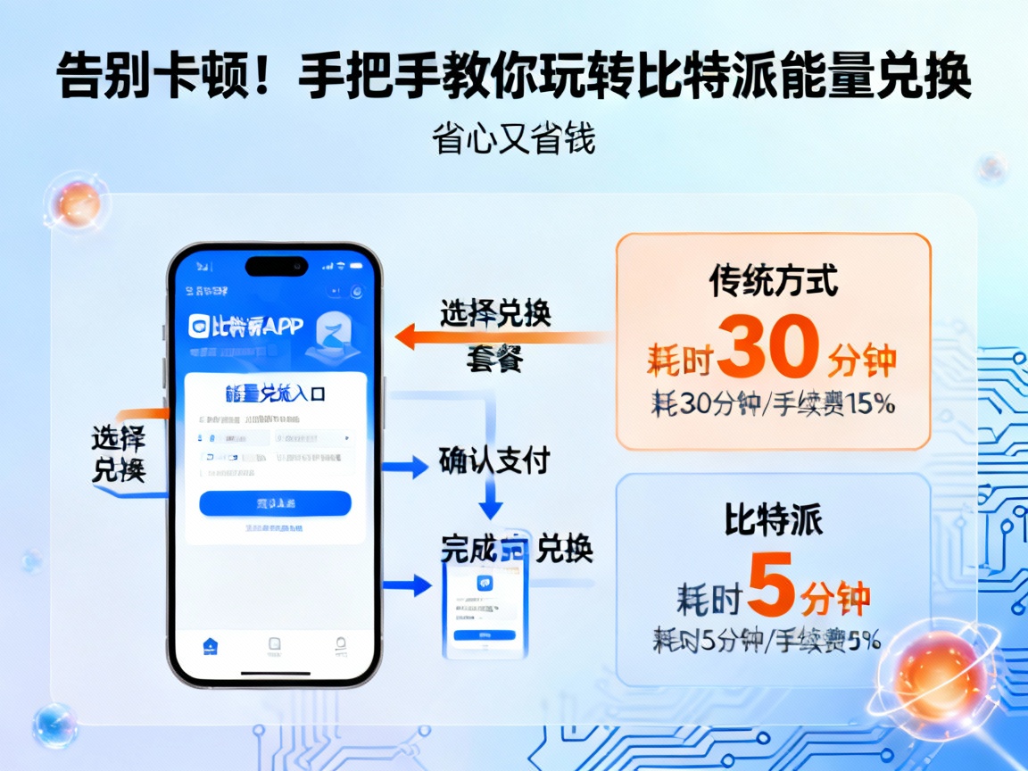 告别卡顿！手把手教你玩转比特派能量兑换，省心又省钱