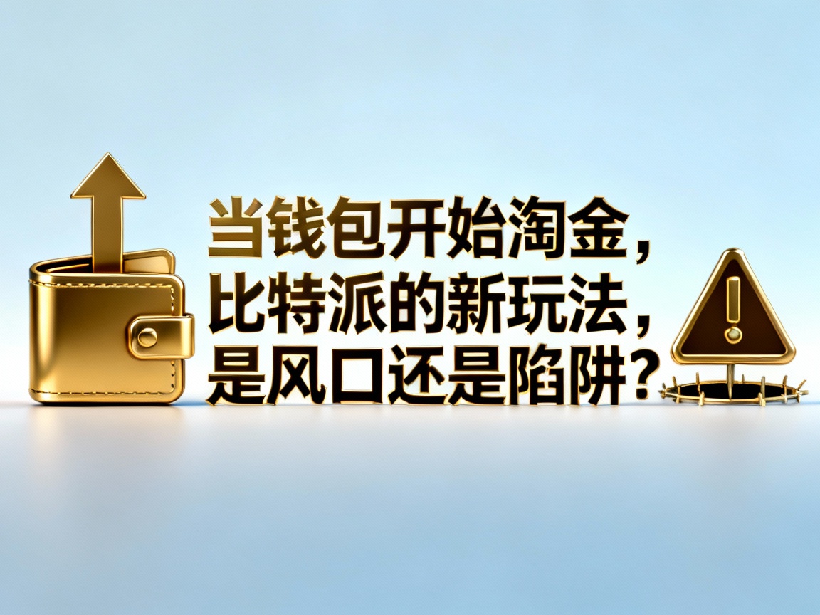 当钱包开始淘金，比特派的新玩法，是风口还是陷阱？