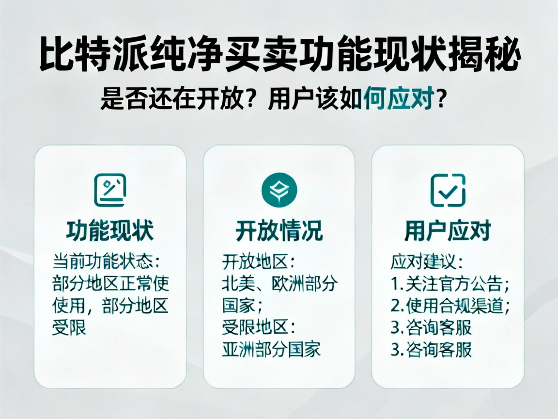 比特派纯净买卖功能现状揭秘，是否还在开放？用户该如何应对？