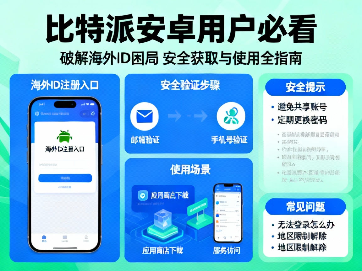 比特派安卓用户必看，破解海外ID困局，安全获取与使用全指南