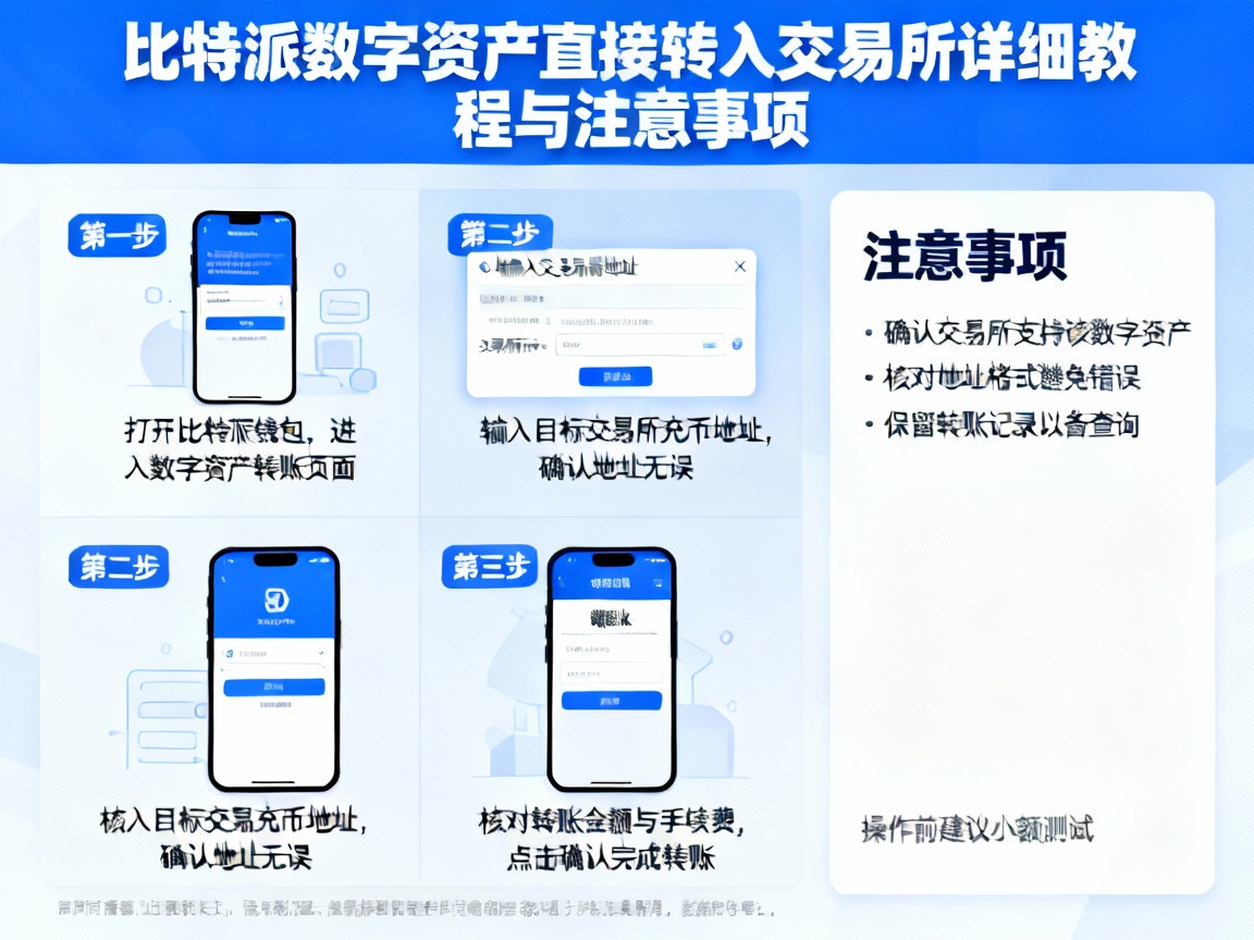 比特派数字资产直接转入交易所，详细教程与注意事项
