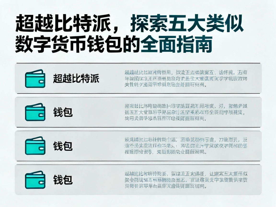 超越比特派，探索五大类似数字货币钱包的全面指南