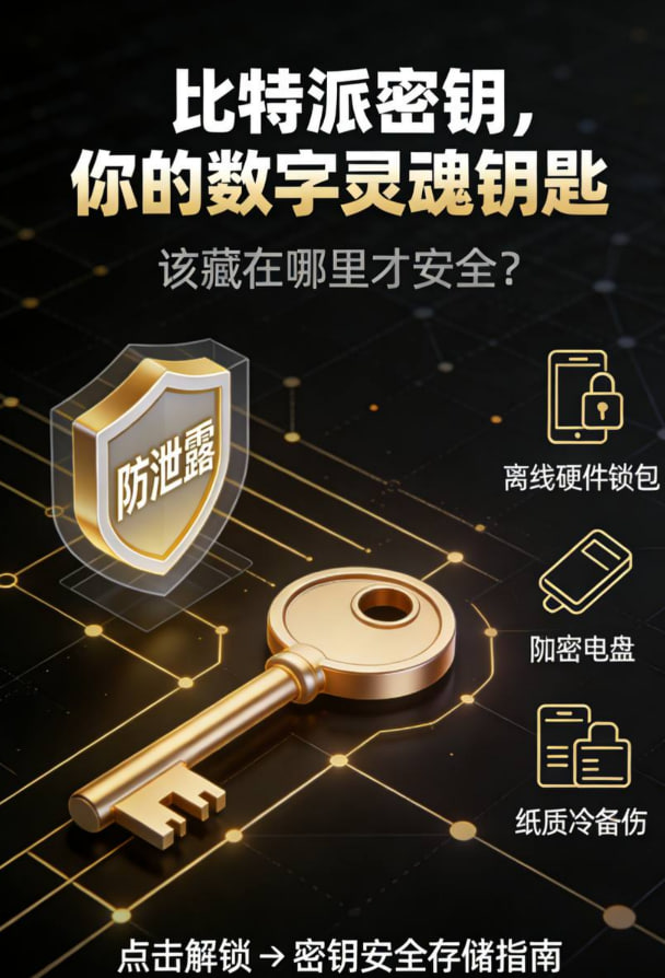 比特派密钥，你的数字灵魂钥匙，该藏在哪里才安全？