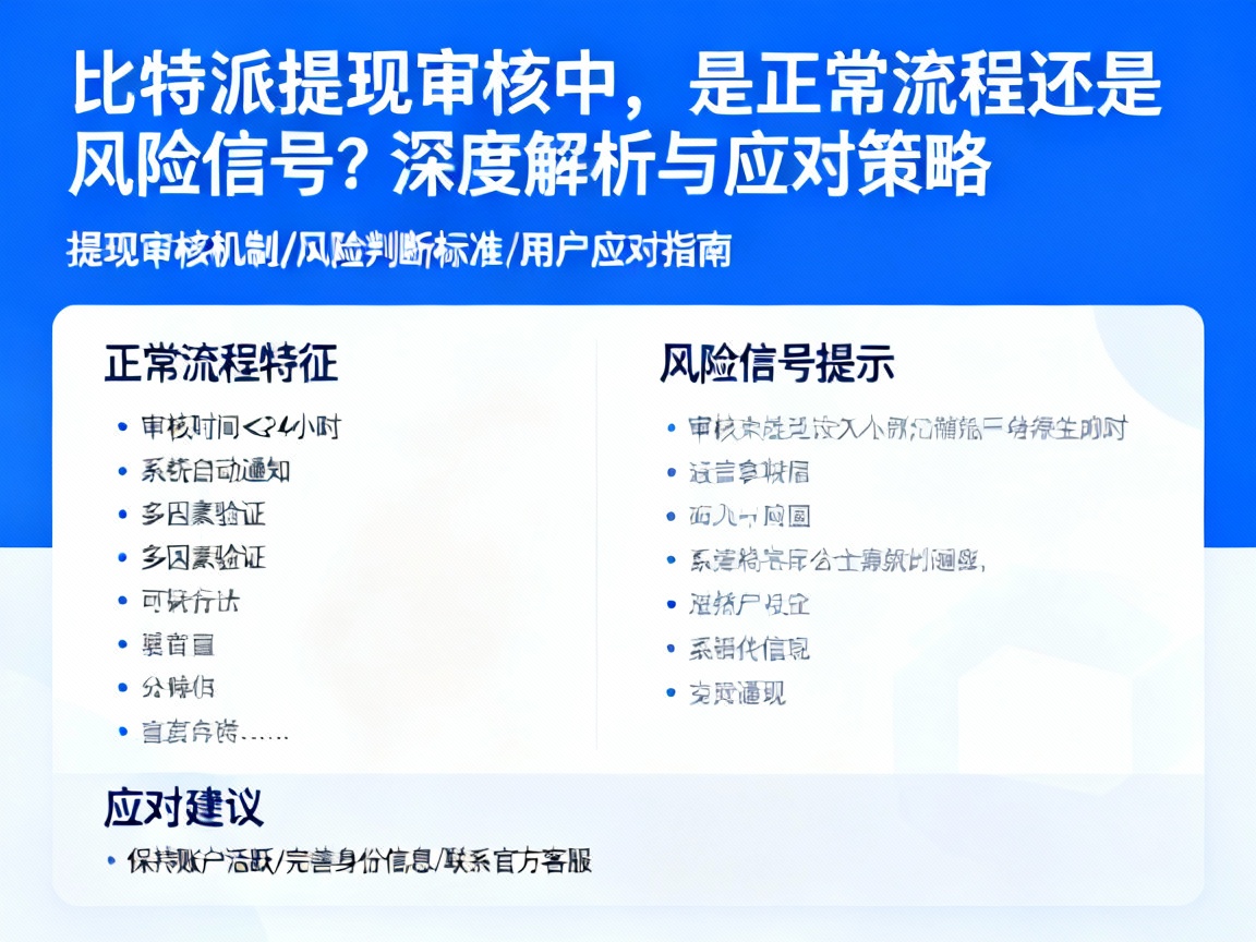 比特派提现审核中，是正常流程还是风险信号？深度解析与应对策略