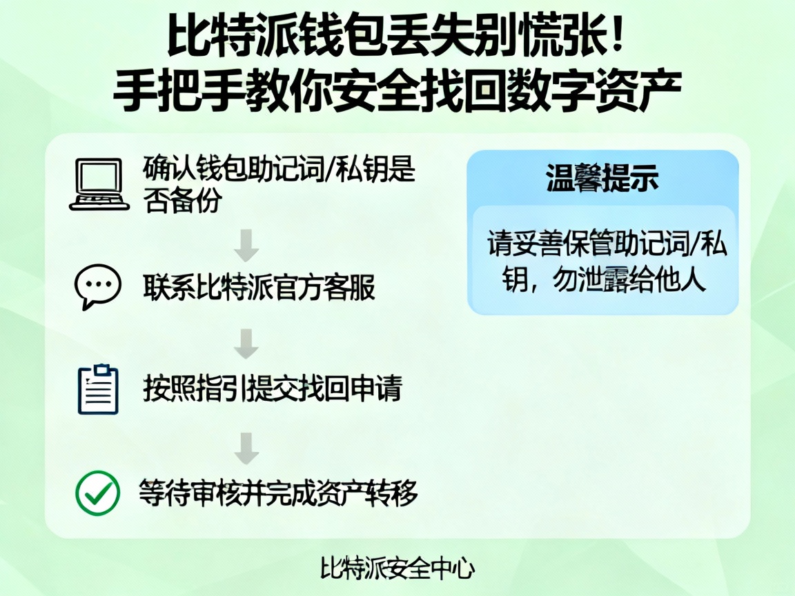 比特派钱包丢失别慌张！手把手教你安全找回数字资产