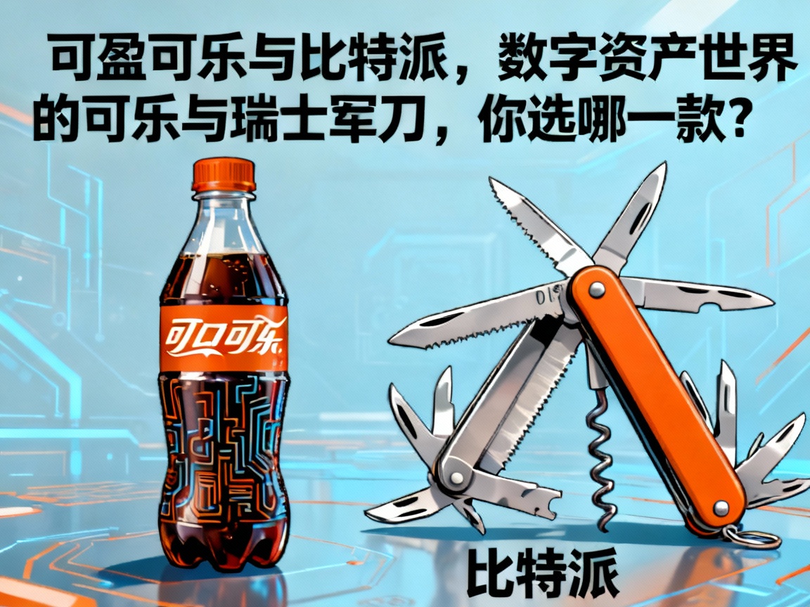 可盈可乐与比特派，数字资产世界的可乐与瑞士军刀，你选哪一款？