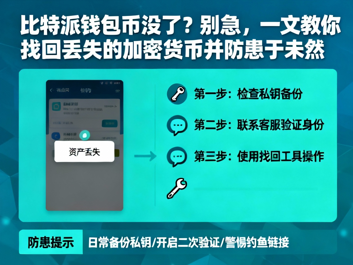 比特派钱包币没了？别急，一文教你找回丢失的加密货币并防患于未然