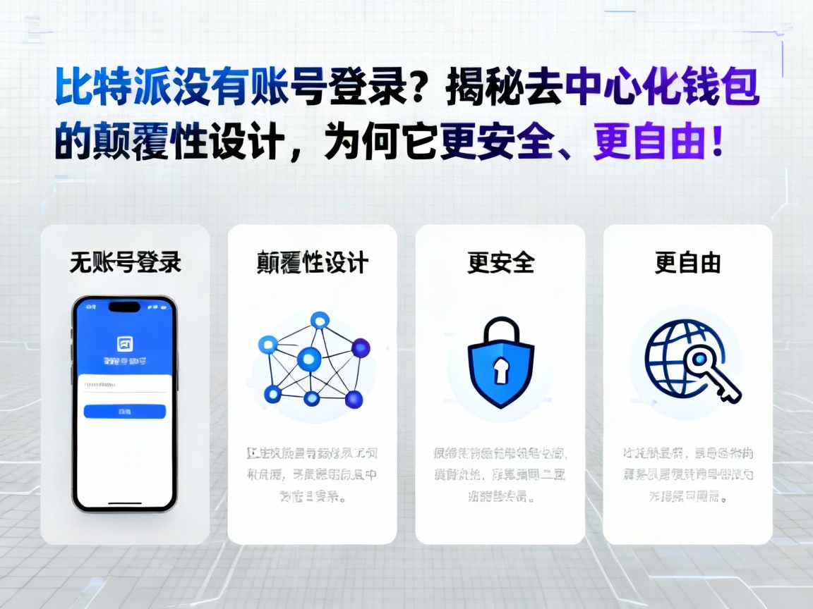 比特派没有账号登录？揭秘去中心化钱包的颠覆性设计，为何它更安全、更自由！