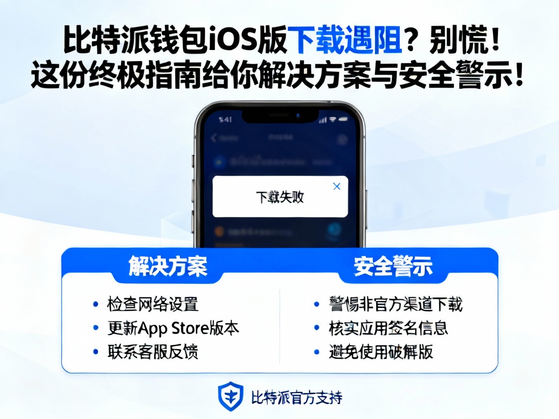 比特派钱包iOS版下载遇阻？别慌！这份终极指南给你解决方案与安全警示！