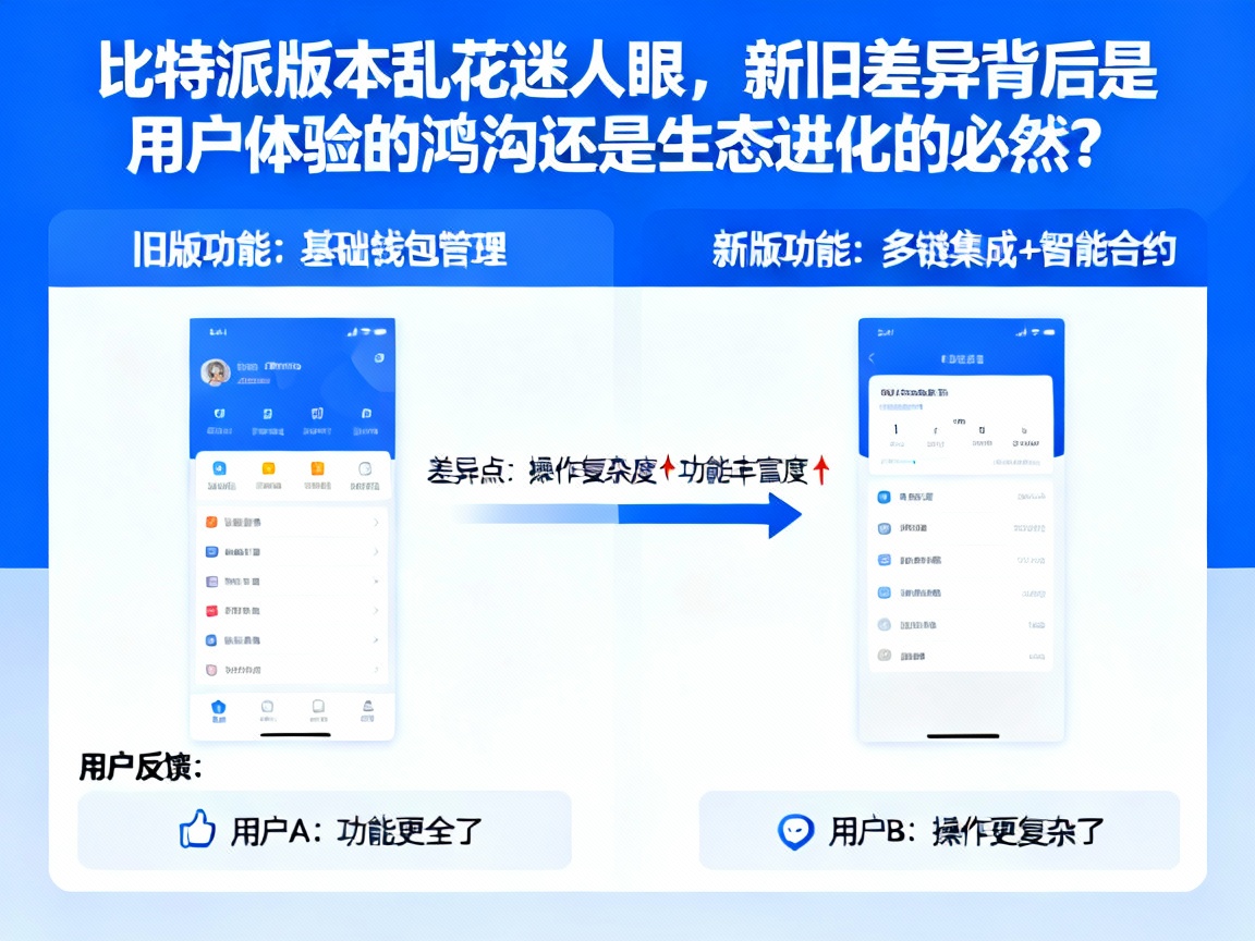 比特派版本乱花迷人眼，新旧差异背后是用户体验的鸿沟还是生态进化的必然？