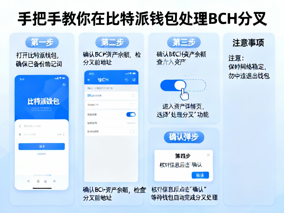 手把手教你，在比特派钱包里，如何安全、顺利地处理BCH分叉