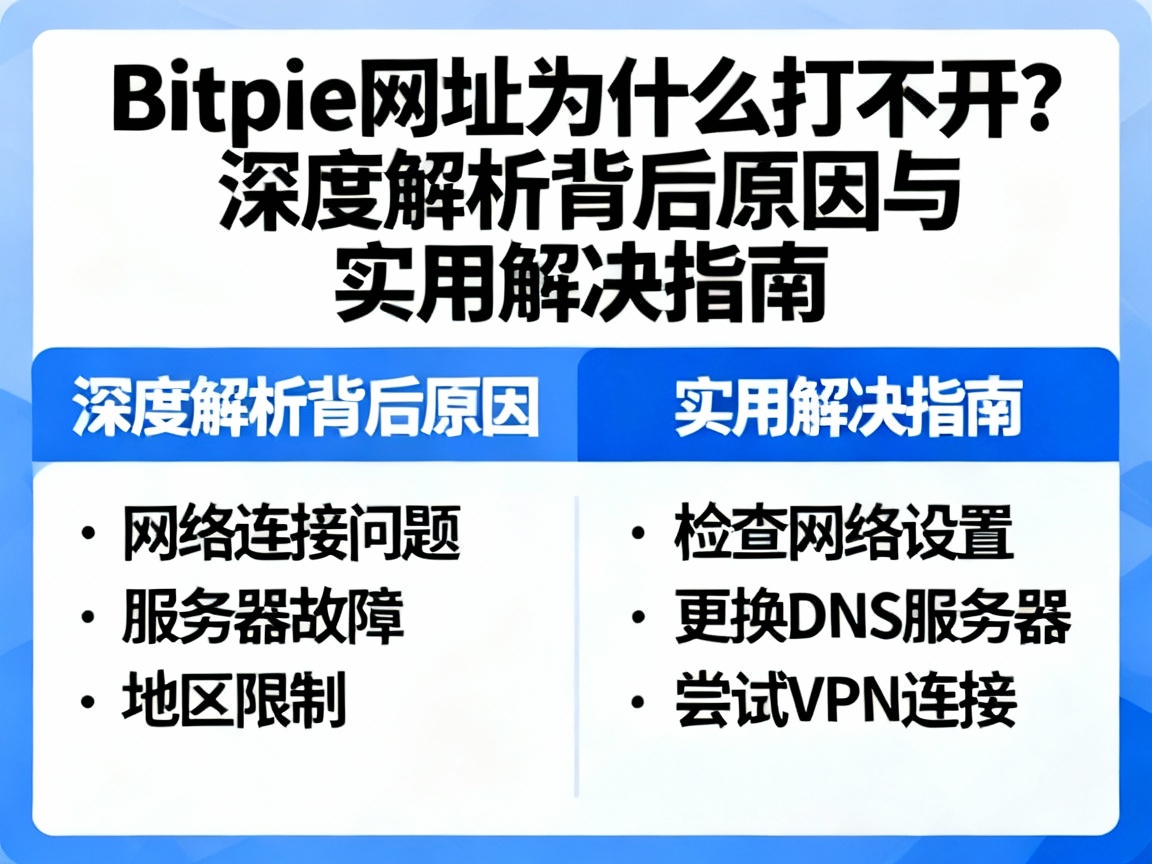 Bitpie网址为什么打不开？深度解析背后原因与实用解决指南