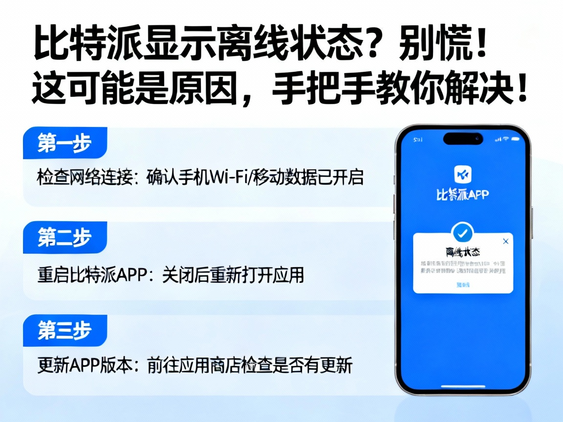 比特派显示离线状态？别慌！这可能是原因，手把手教你解决！