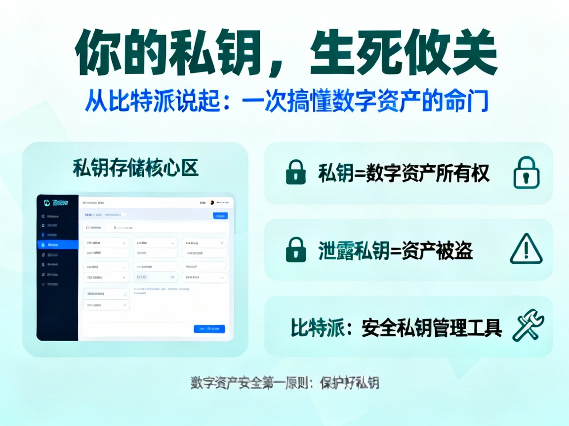 你的私钥，生死攸关，从比特派说起，一次搞懂数字资产的命门