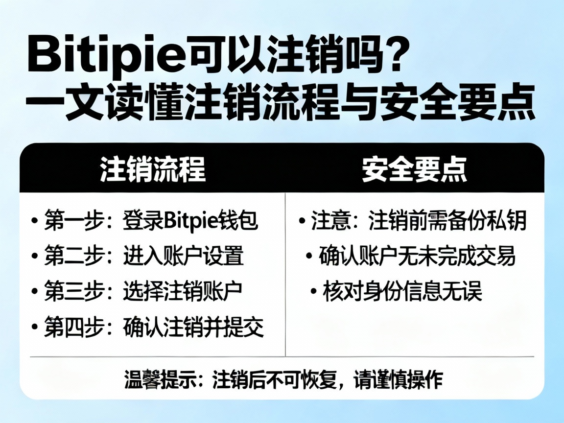 Bitpie可以注销吗？一文读懂注销流程与安全要点