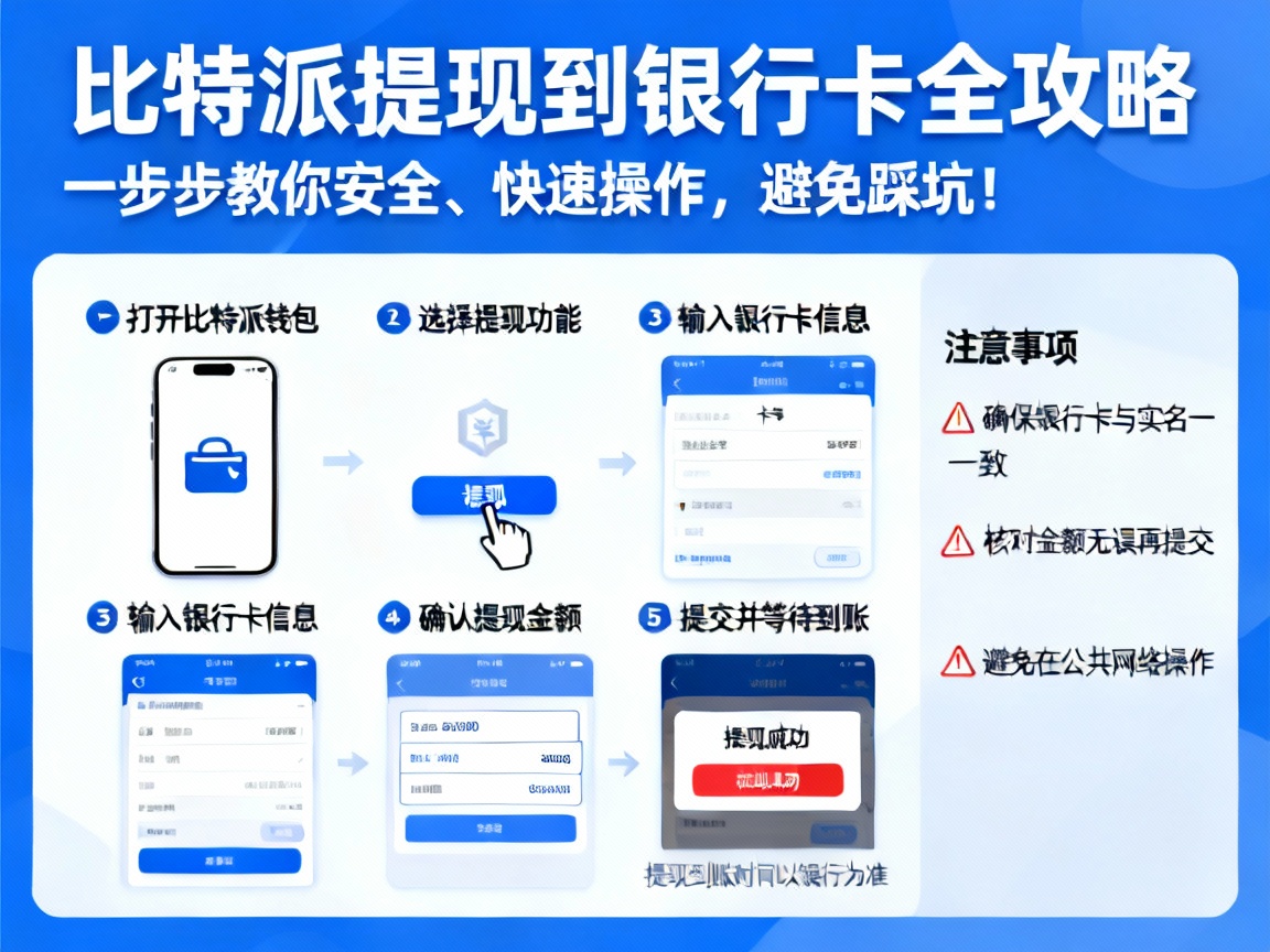 比特派提现到银行卡全攻略，一步步教你安全、快速操作，避免踩坑！