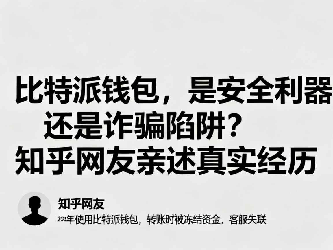 比特派钱包，是安全利器还是诈骗陷阱？知乎网友亲述真实经历