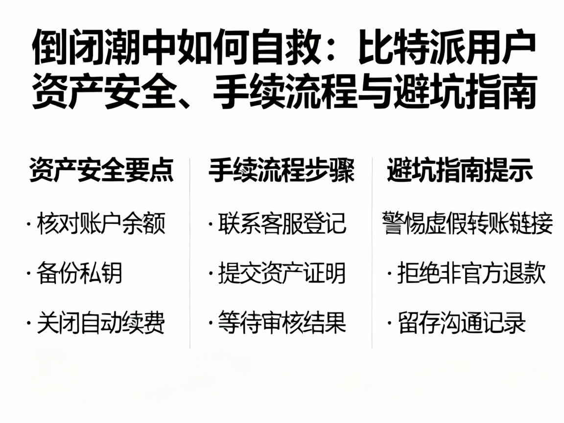 倒闭潮中如何自救，比特派用户资产安全、手续流程与避坑指南