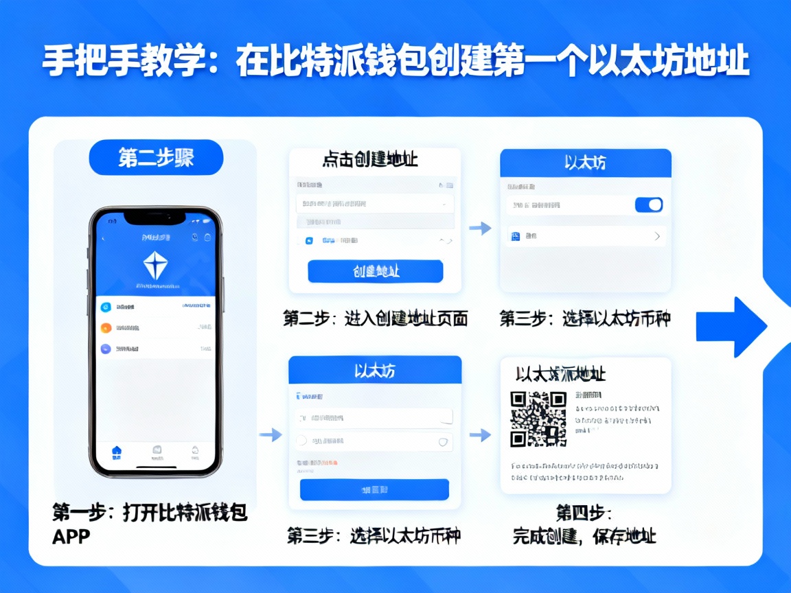 手把手教学，如何在比特派钱包创建你的第一个以太坊地址