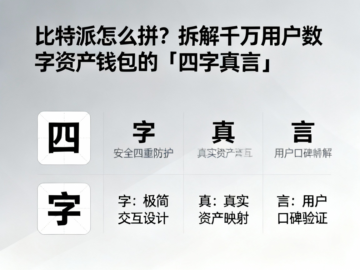 比特派怎么拼？拆解一个千万用户数字资产钱包的「四字真言」