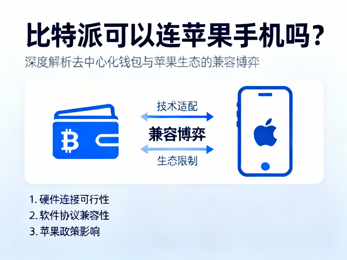 比特派可以连苹果手机吗？深度解析去中心化钱包与苹果生态的兼容博弈