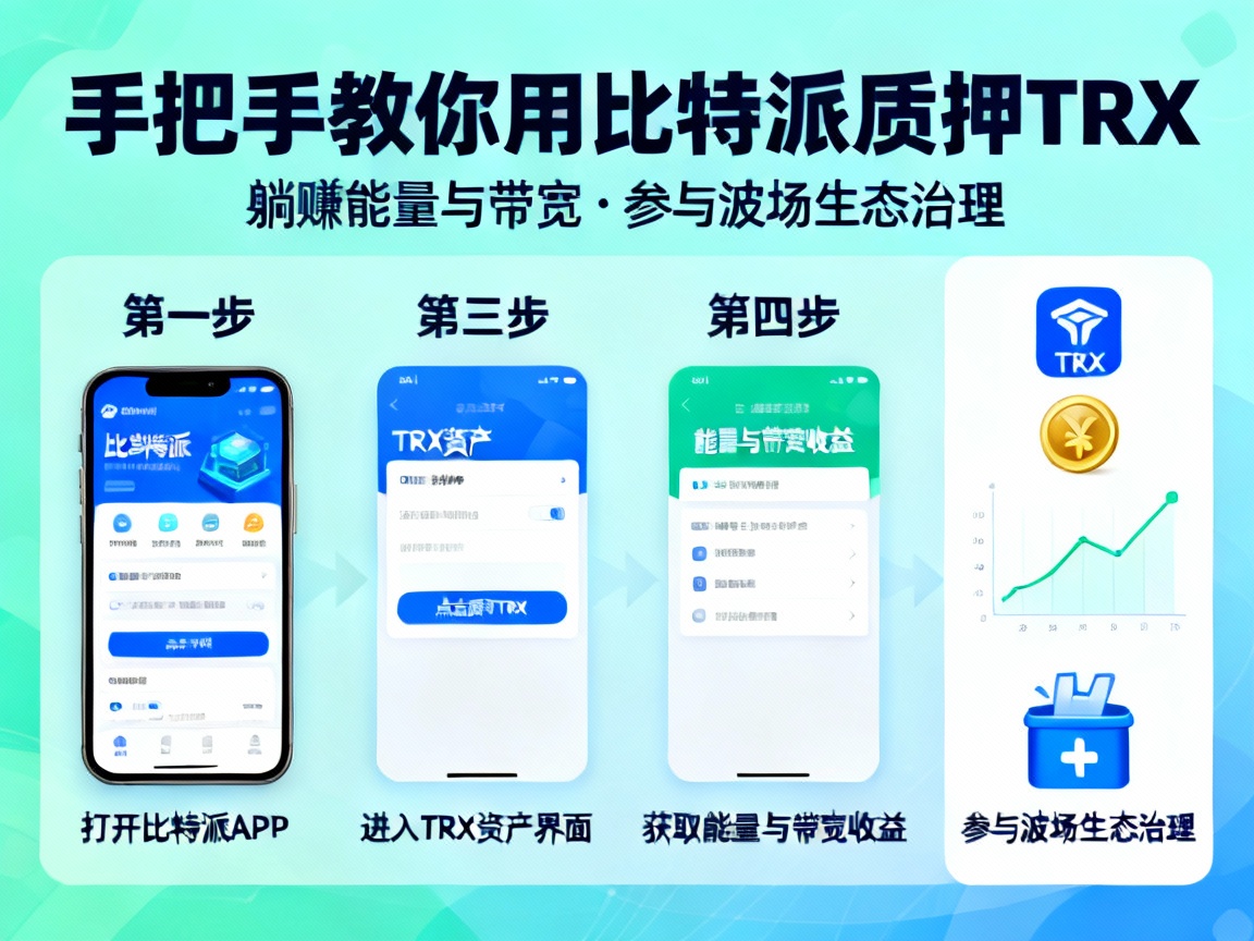 手把手教你用比特派质押TRX，躺赚能量与带宽，参与波场生态治理！