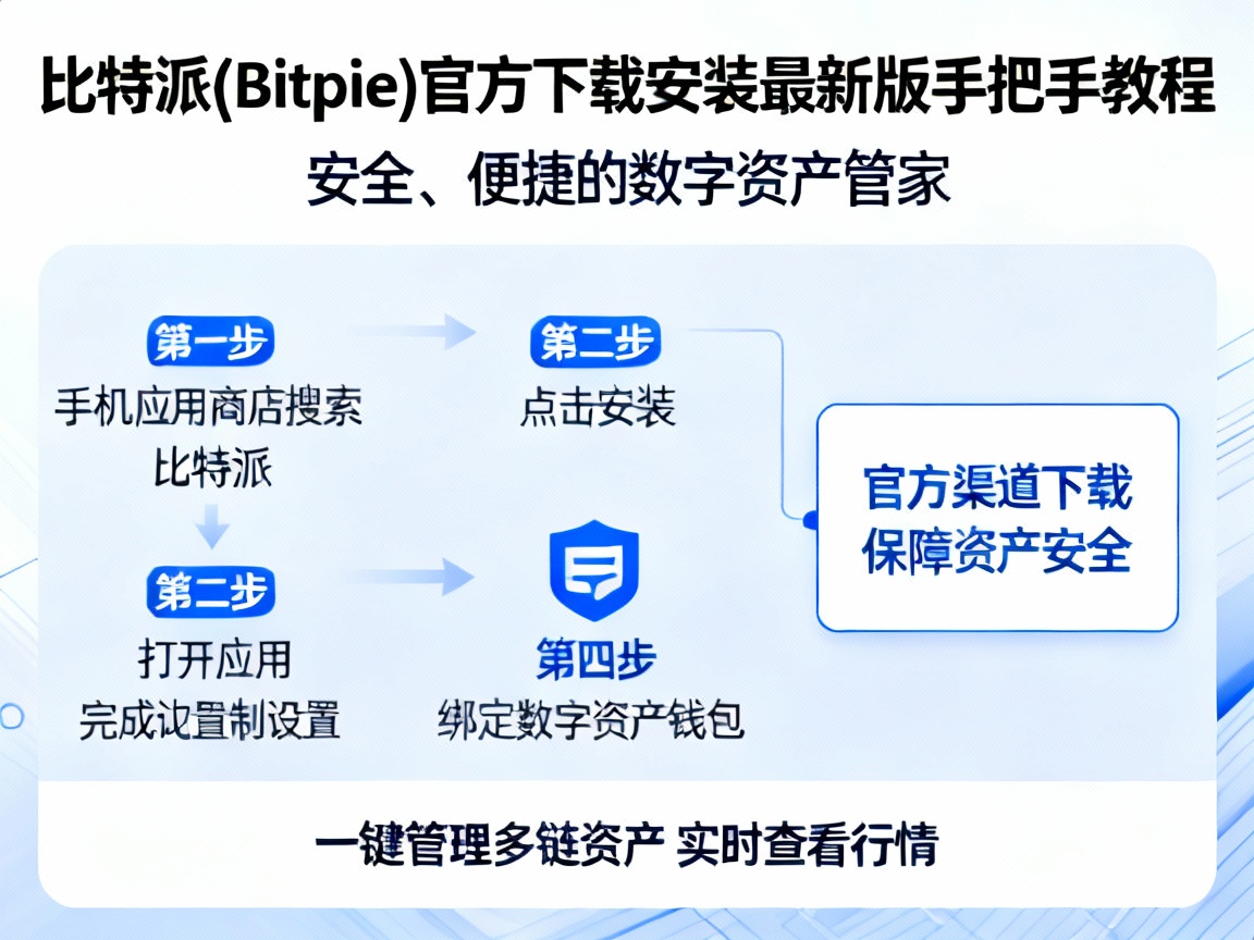 比特派(Bitpie)官方下载安装最新版手把手教程，安全、便捷的数字资产管家