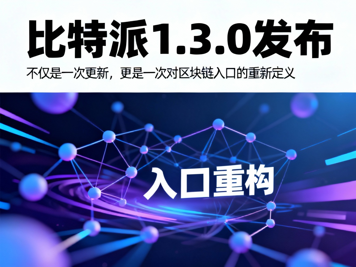 比特派1.3.0发布，不仅是一次更新，更是一次对区块链入口的重新定义