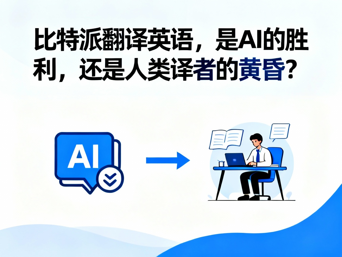 比特派翻译英语，是AI的胜利，还是人类译者的黄昏？