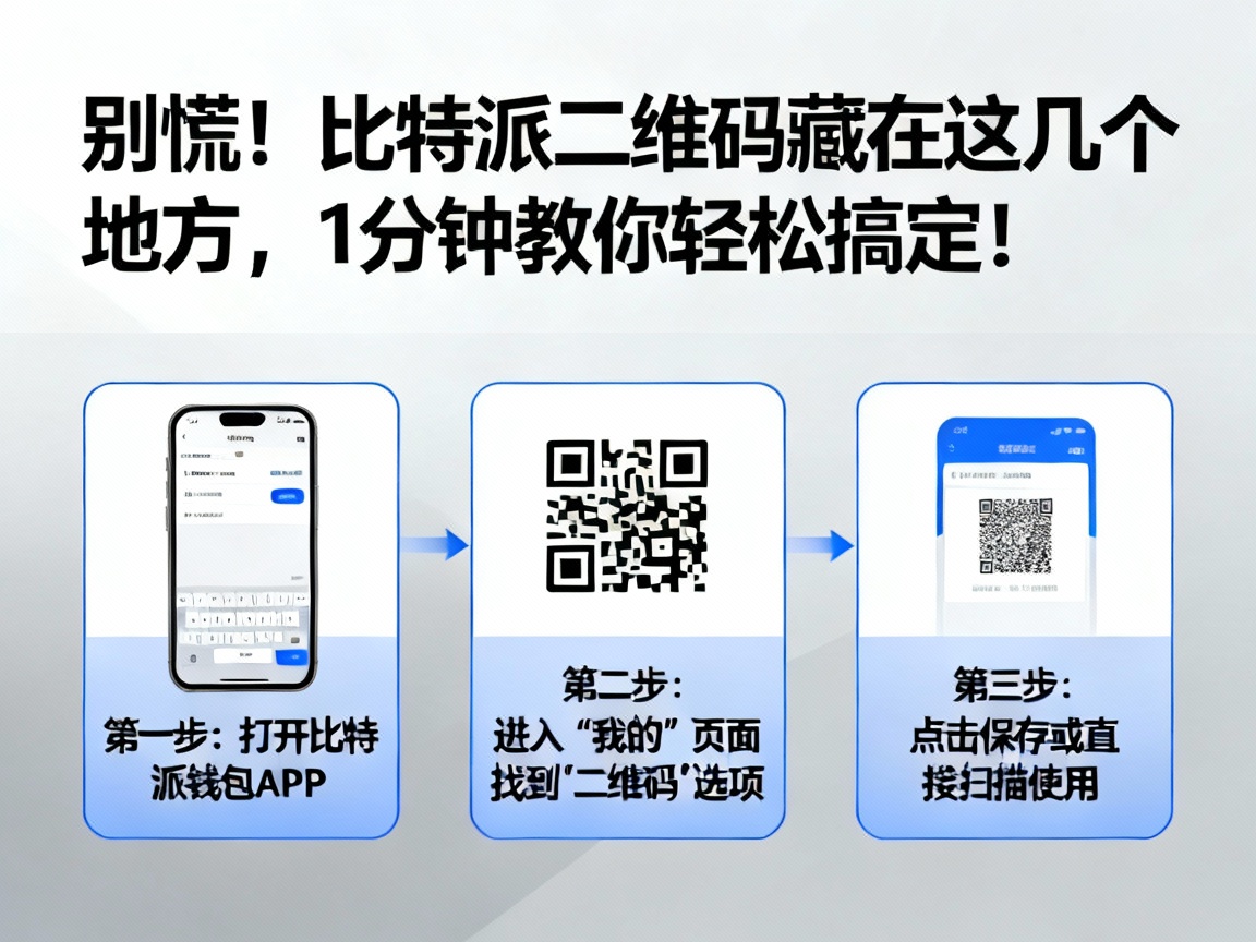 别慌！比特派二维码藏在这几个地方，1分钟教你轻松搞定！
