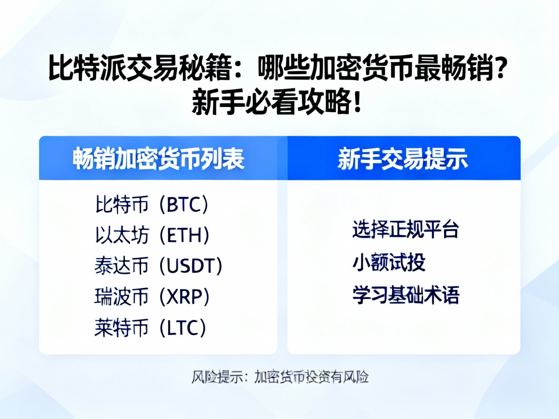 比特派交易秘籍，哪些加密货币最畅销？新手必看攻略！