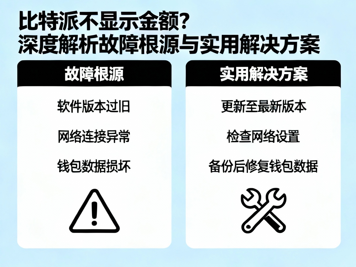 比特派不显示金额？深度解析故障根源与实用解决方案