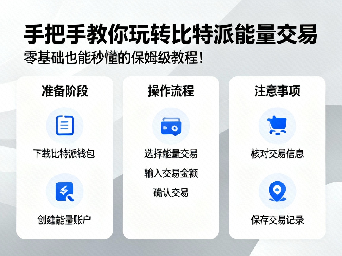 手把手教你玩转比特派能量交易，零基础也能秒懂的保姆级教程！