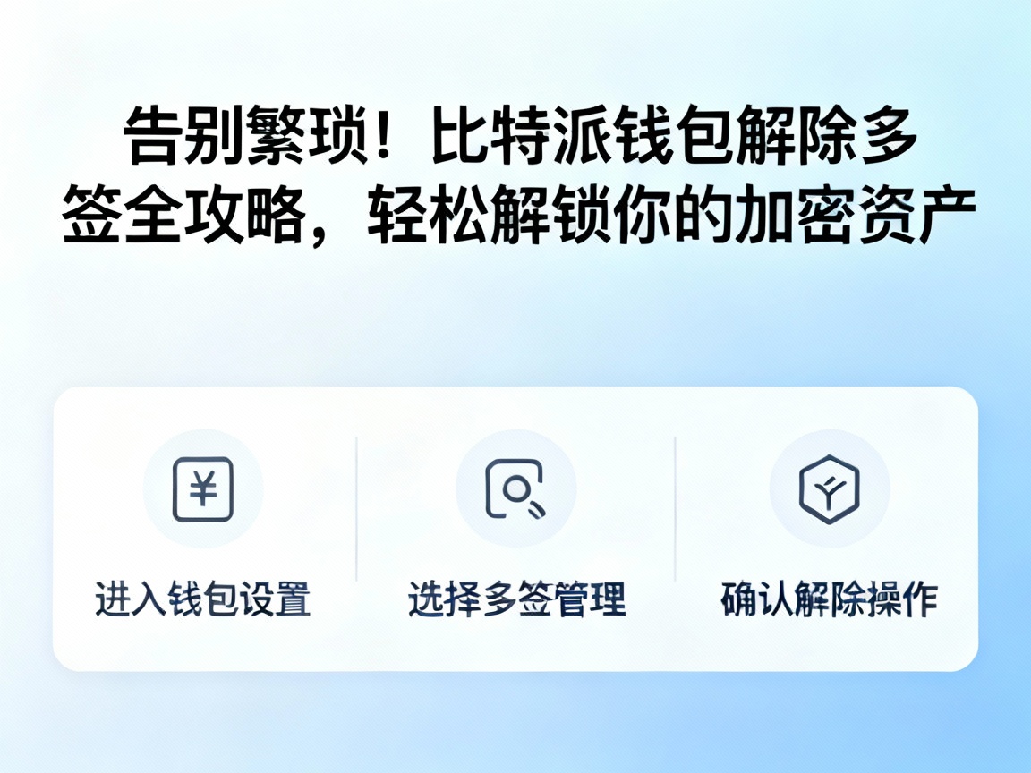 告别繁琐！比特派钱包解除多签全攻略，轻松解锁你的加密资产