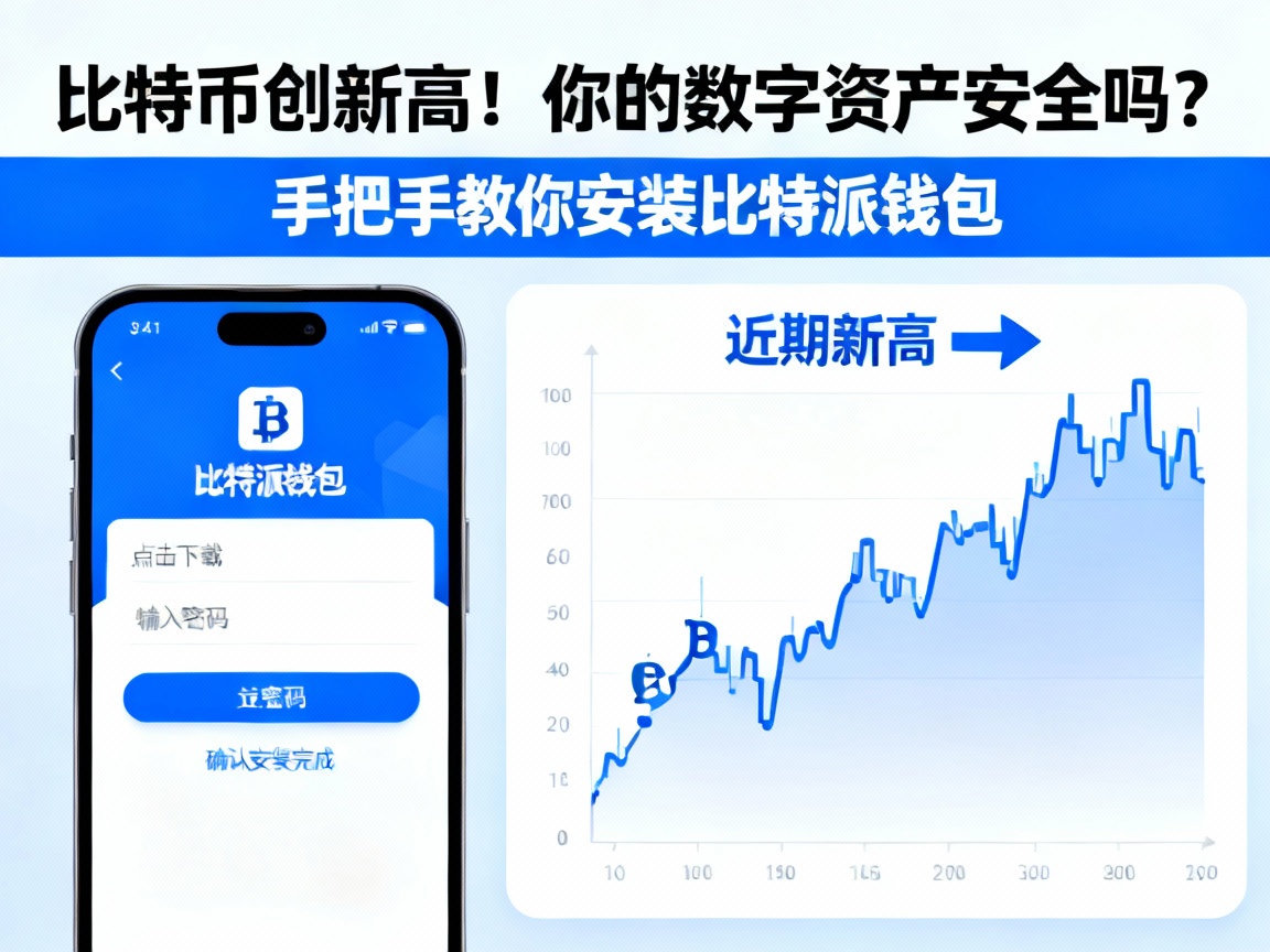 比特币创新高！你的数字资产安全吗？手把手教你安装比特派钱包