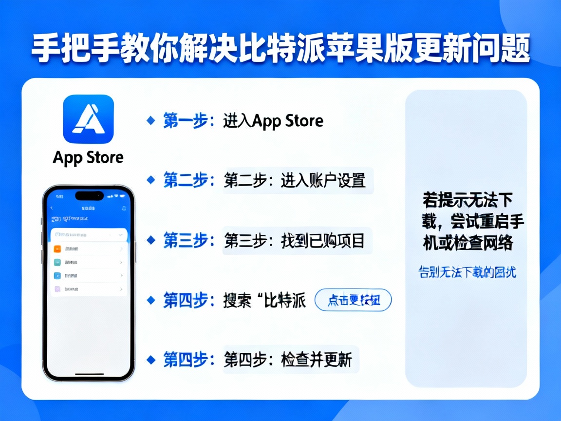 手把手教你解决比特派苹果版更新问题，告别无法下载的困扰