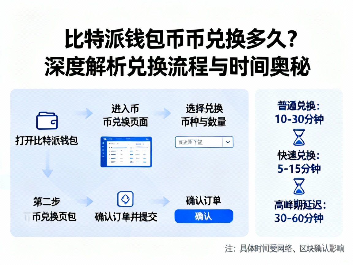 比特派钱包币币兑换多久？深度解析兑换流程与时间奥秘