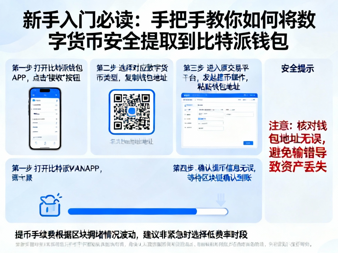 新手入门必读，手把手教你如何将数字货币安全提取到比特派钱包