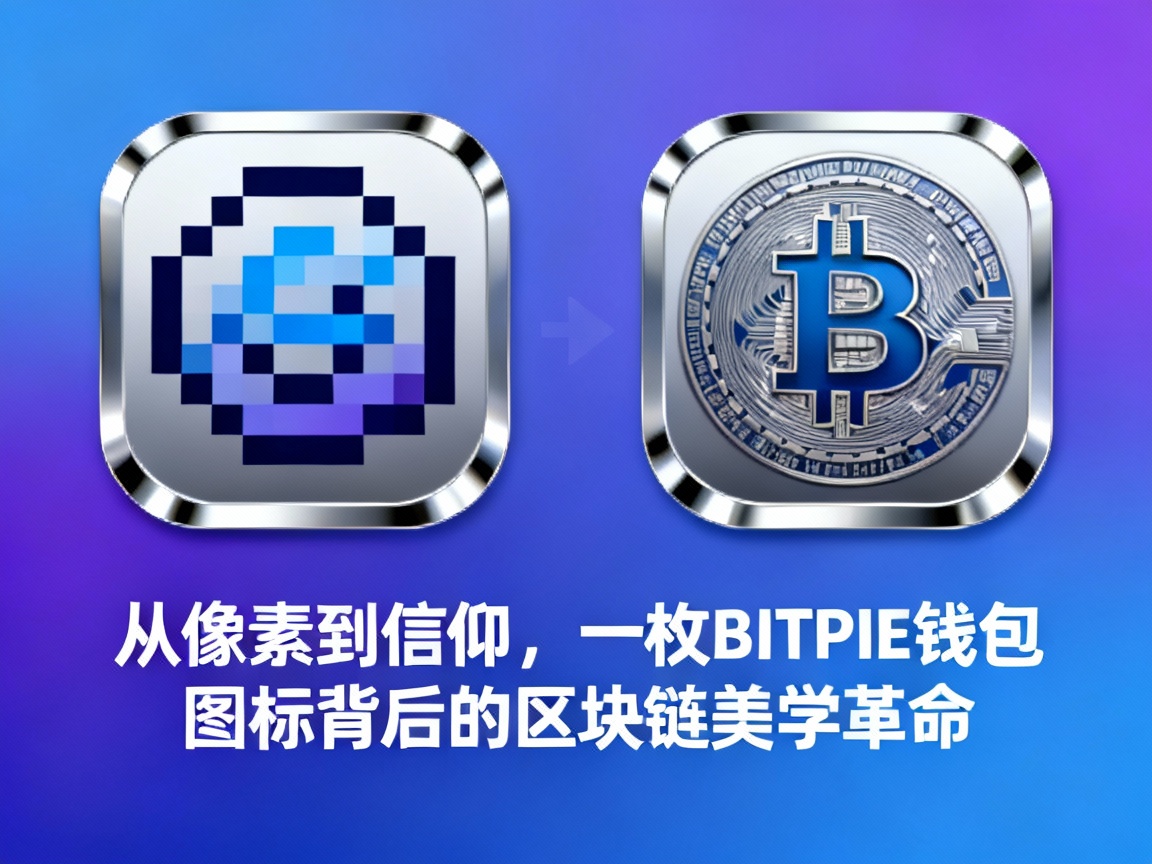 从像素到信仰，一枚BITPIE钱包图标背后的区块链美学革命