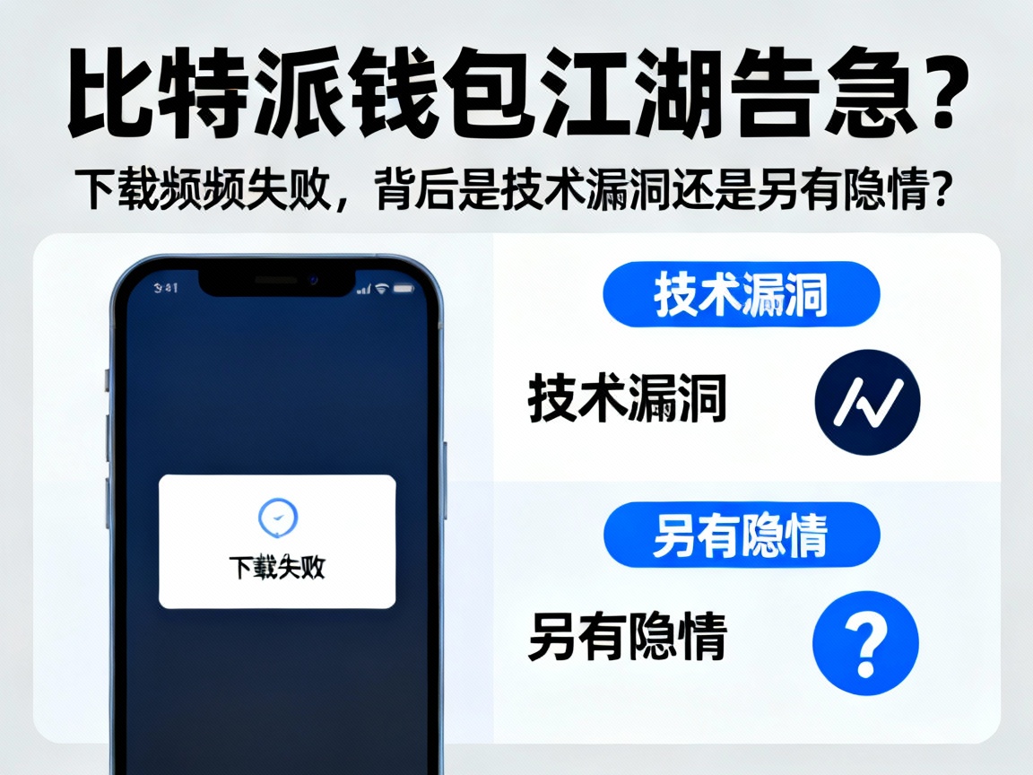 比特派钱包江湖告急？下载频频失败，背后是技术漏洞还是另有隐情？