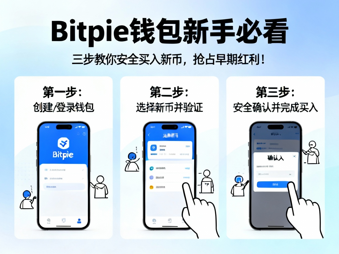 Bitpie钱包新手必看，三步教你安全买入新币，抢占早期红利！
