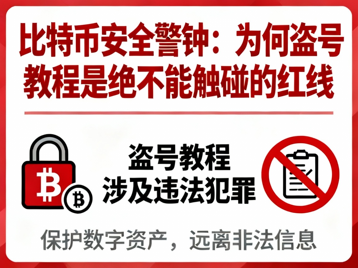 比特币安全警钟，为何盗号教程是绝不能触碰的红线