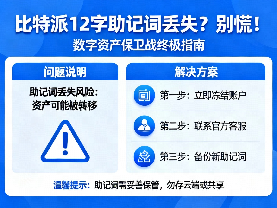 比特派12字助记词丢失？别慌！这是你的数字资产保卫战终极指南