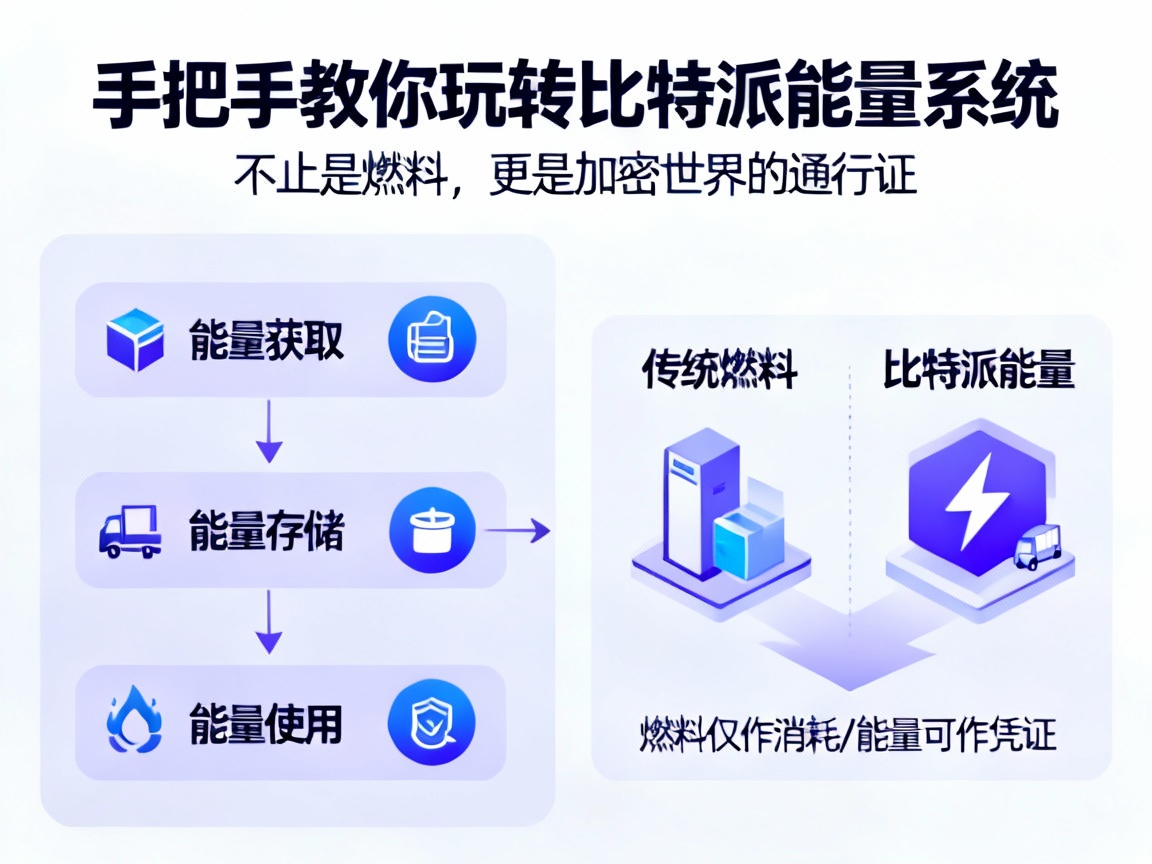 手把手教你玩转比特派能量系统，不止是燃料，更是加密世界的通行证