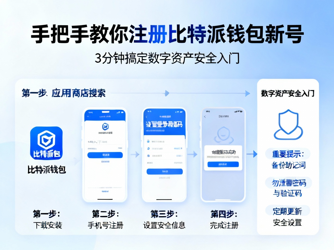 手把手教你注册比特派钱包新号，3分钟搞定数字资产安全入门