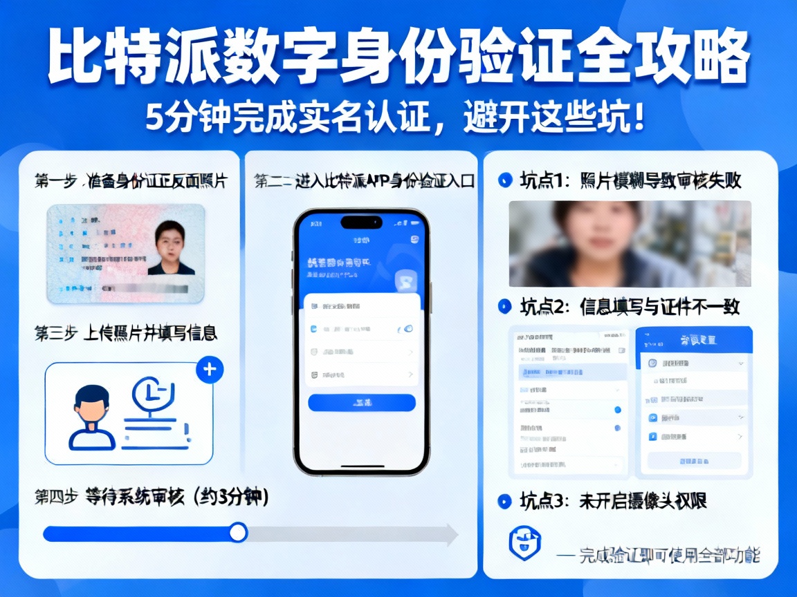 比特派数字身份验证全攻略，5分钟完成实名认证，避开这些坑！