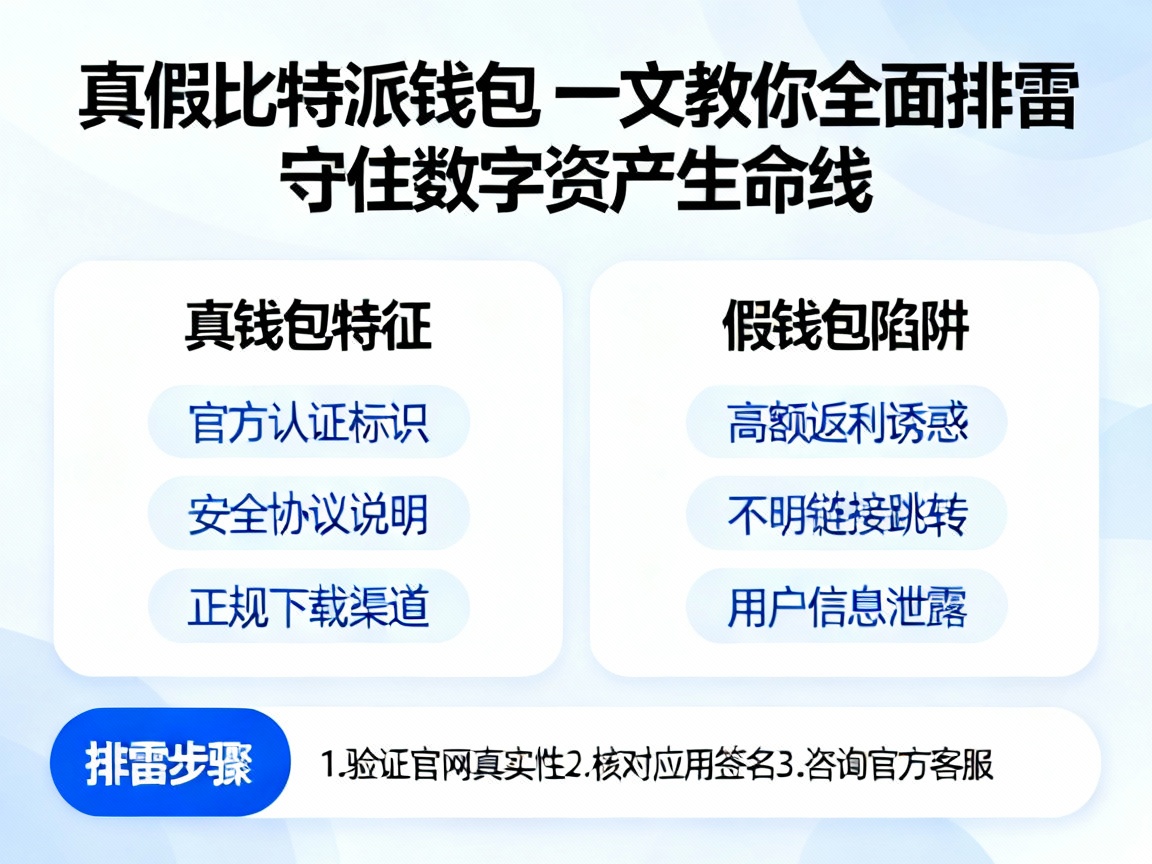 真假比特派钱包，一文教你全面排雷，守住数字资产生命线