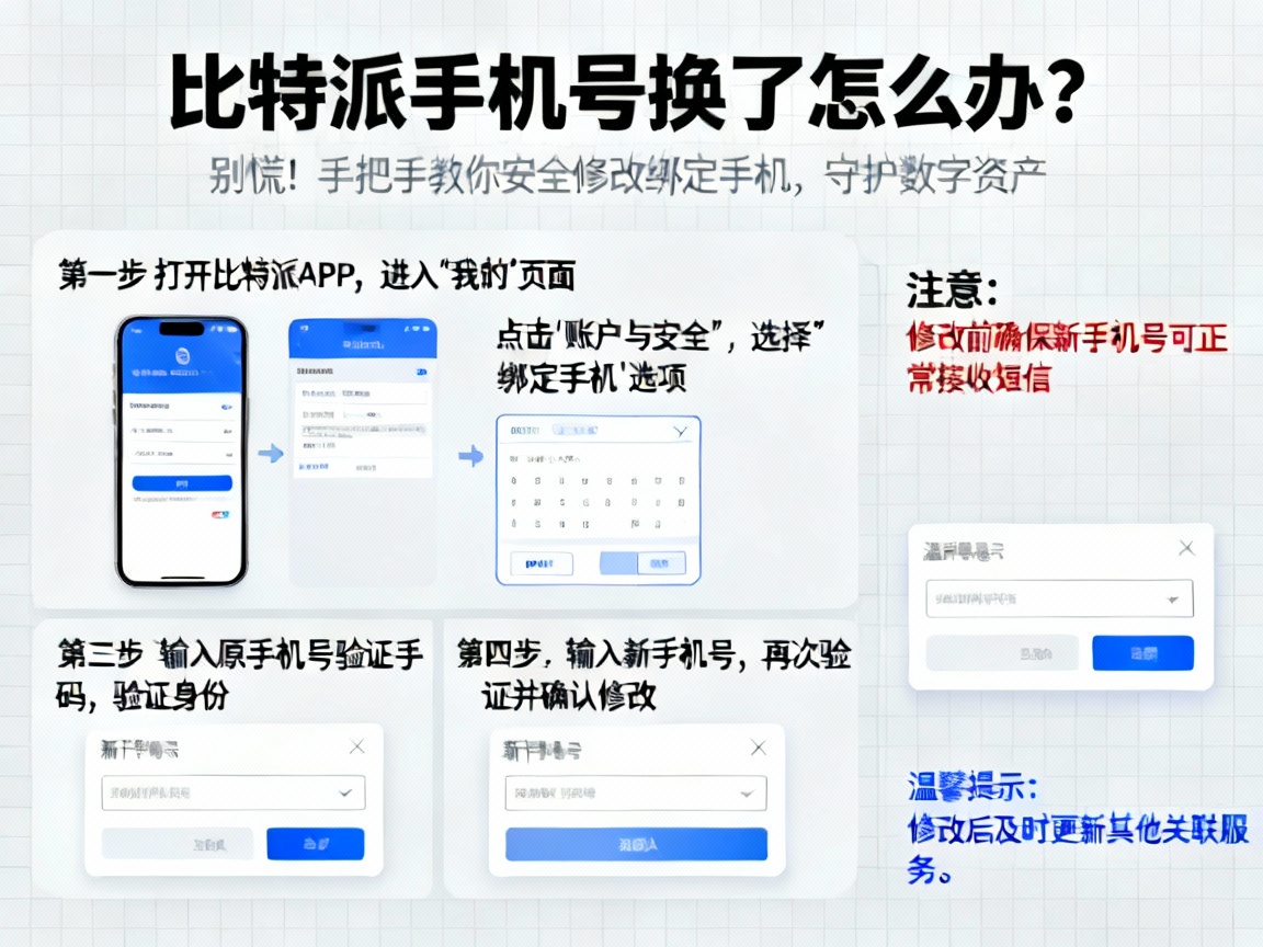 比特派手机号换了怎么办？别慌！手把手教你安全修改绑定手机，守护数字资产