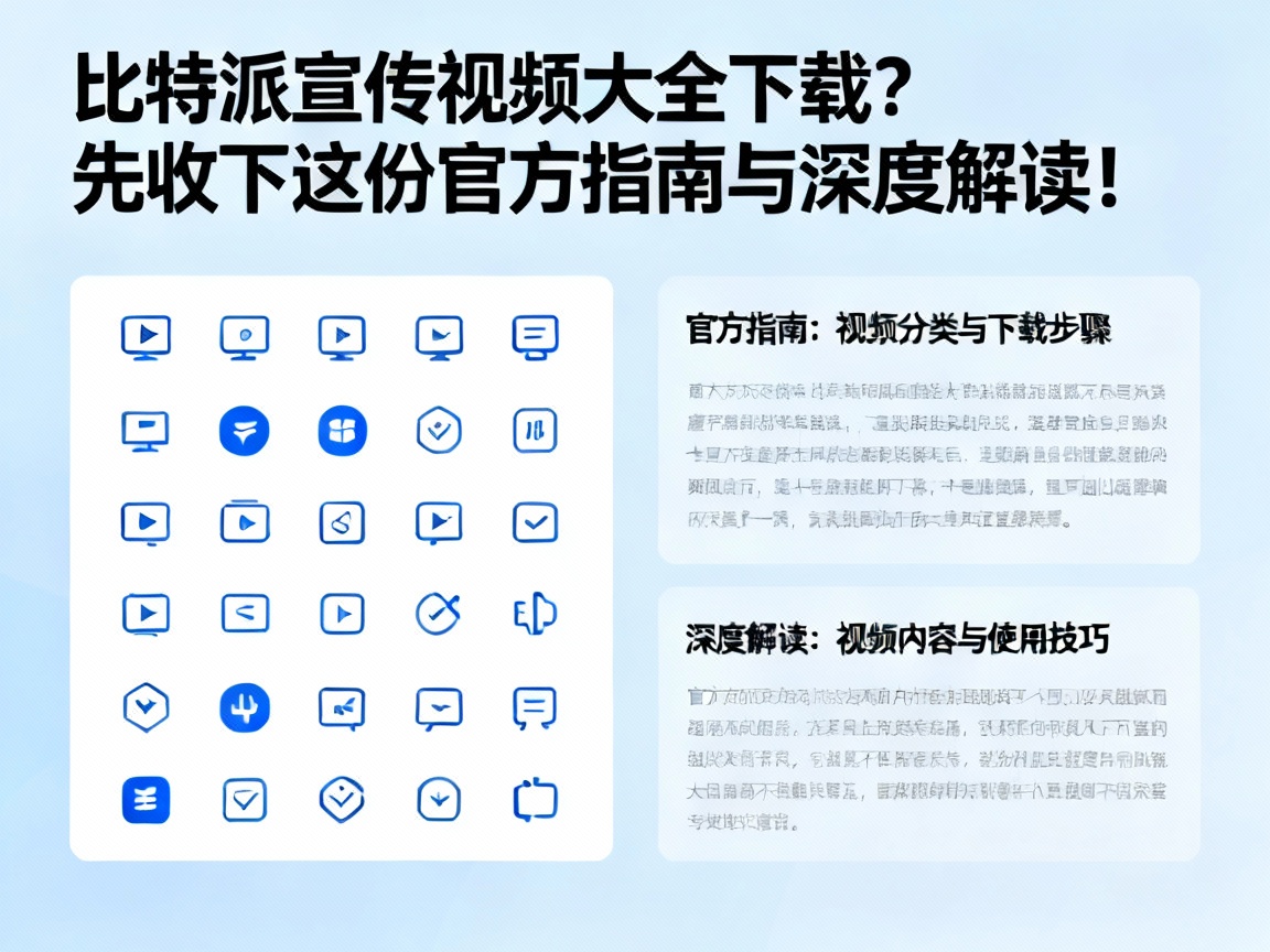 比特派宣传视频大全下载？先收下这份官方指南与深度解读！