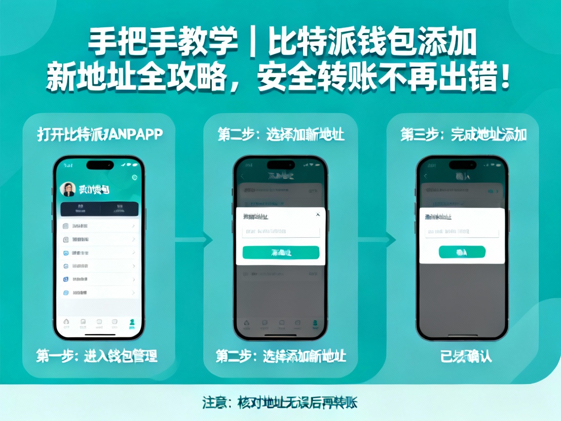手把手教学｜比特派钱包添加新地址全攻略，安全转账不再出错！